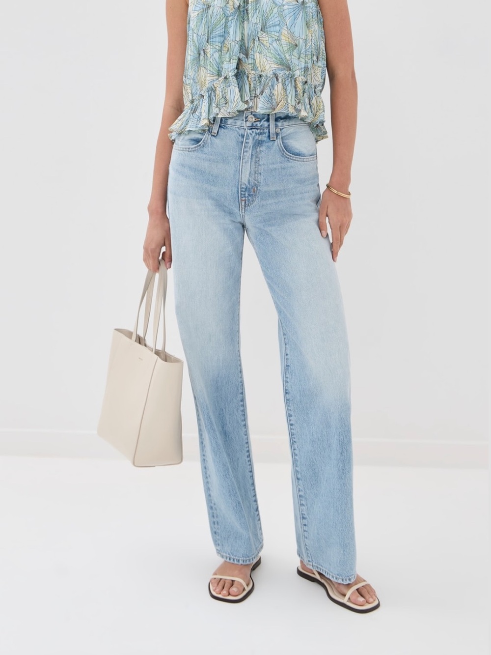 SLVRLAKE Grace Jeans in Powder Blue